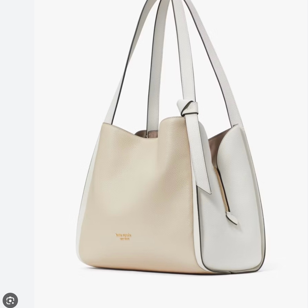 NWT Kate Spade Knott Colorblocked Large Shoulder Bag